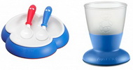 Набор: тарелка, 2 ложки Babybjorn Plate and Spoon, чашка детская Cup (Беби Бьерн)